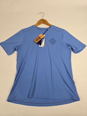 Rab Force Stamp Tee Wmns Bluebird 10