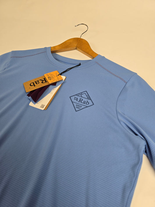 Rab Force Stamp Tee Wmns Bluebird 10