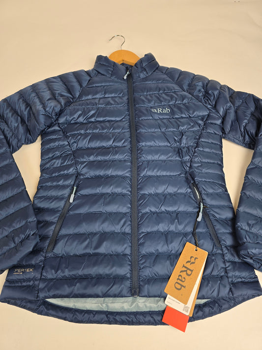 RAB Microlight Jacket Wmns Tempest Blue Size 08