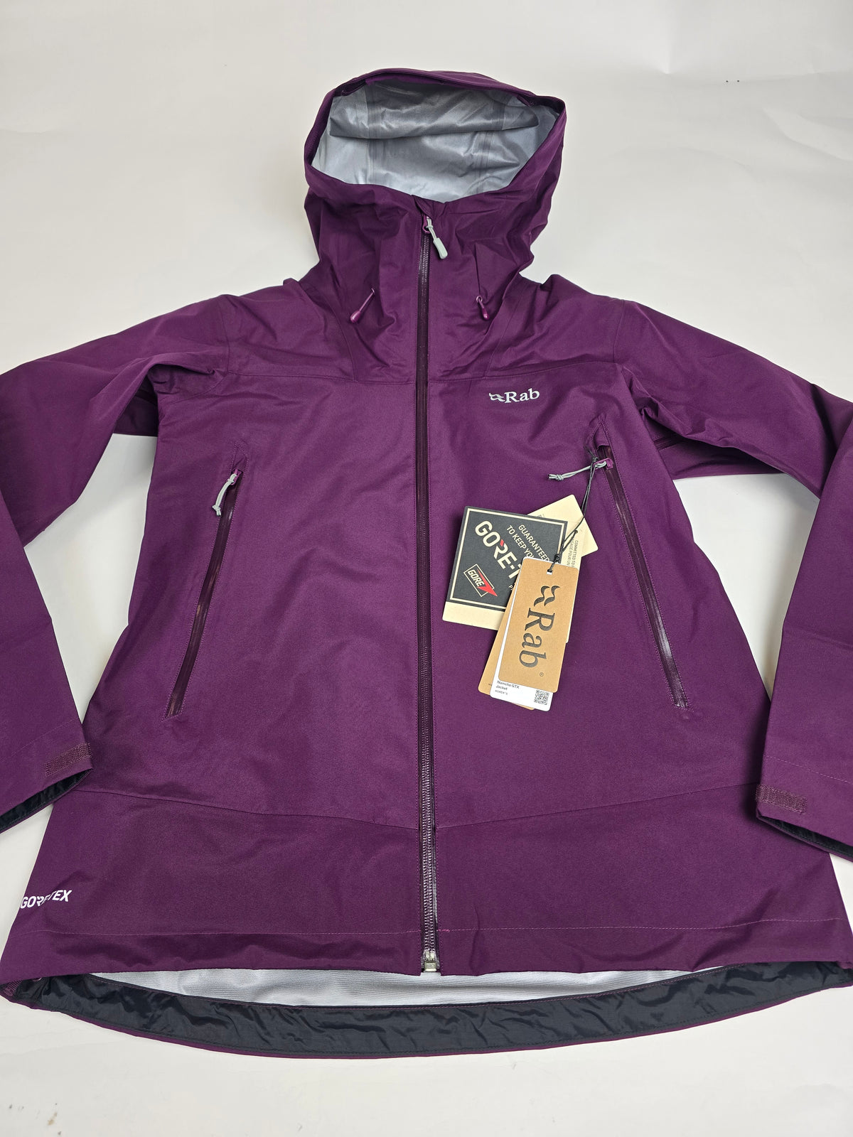 RAB Namche Gtx Jacket Wmns Mulberry Size 10