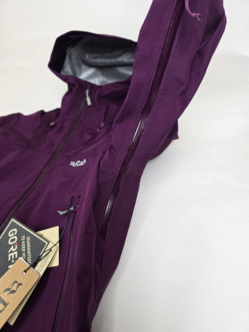 RAB Namche Gtx Jacket Wmns Mulberry Size 10