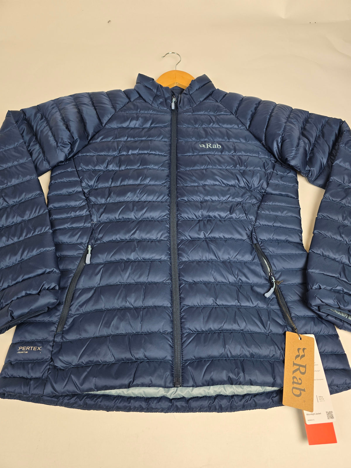 RAB Microlight Jacket Wmns Tempest Blue Size 12