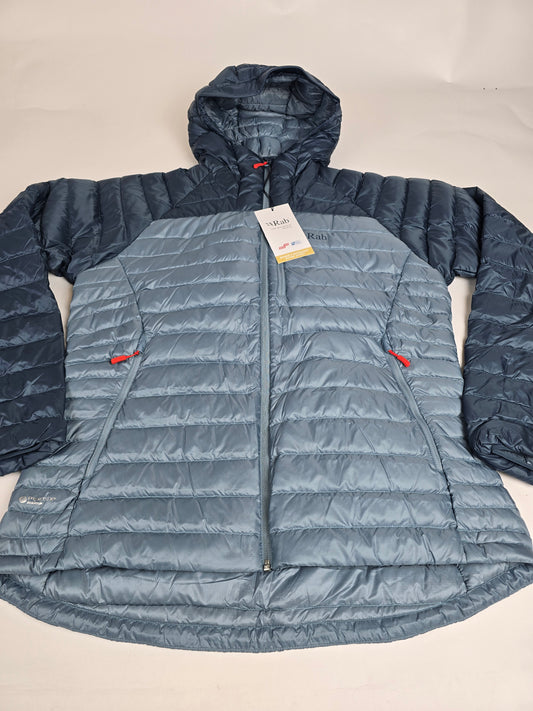RAB Microlight Alpine Jacket Wmns Orion Blue/citadel Size 16