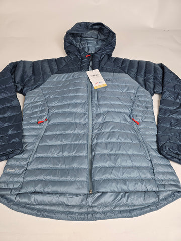 RAB Microlight Alpine Jacket Wmns Orion Blue/citadel Size 16