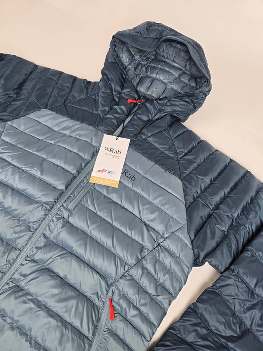 RAB Microlight Alpine Jacket Wmns Orion Blue/citadel Size 16