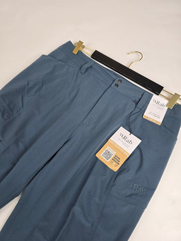 RAB Incline Light Pants Wmns Orion Blue Size 16 Regular Leg