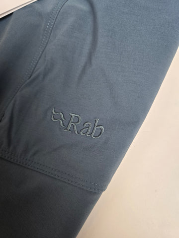RAB Incline Light Pants Wmns Orion Blue Size 16 Regular Leg