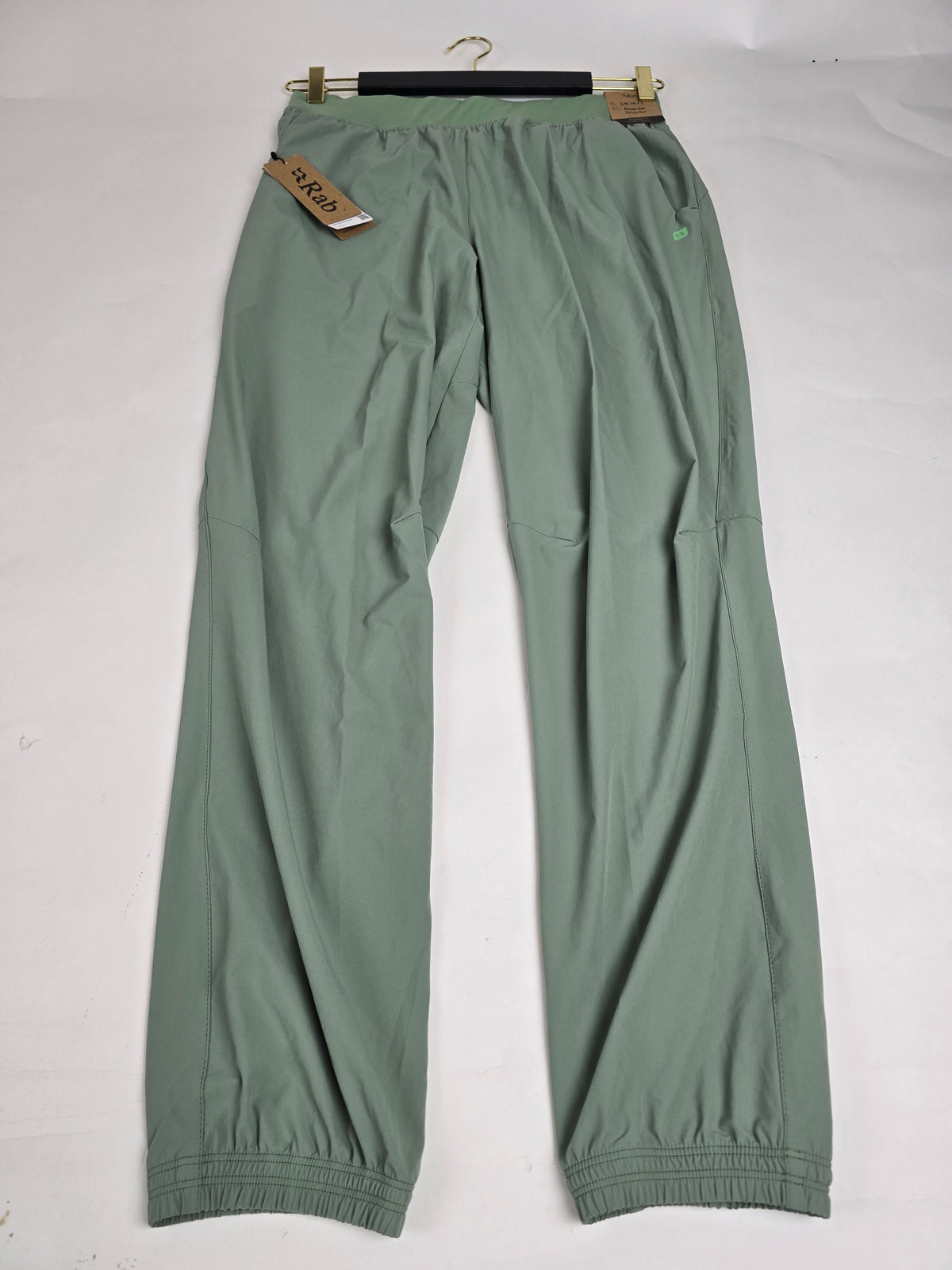 RAB Momentum Pants Wmns Dark Fig Green Size 14 Regular Leg