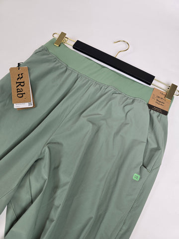 RAB Momentum Pants Wmns Dark Fig Green Size 14 Regular Leg
