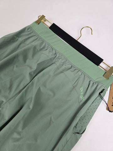RAB Momentum Pants Wmns Dark Fig Green Size 14 Regular Leg