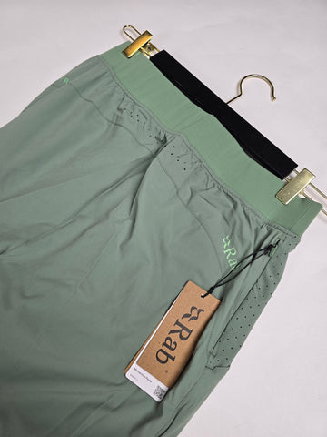 RAB Momentum Pants Wmns Dark Fig Green Size 12 Regular Leg