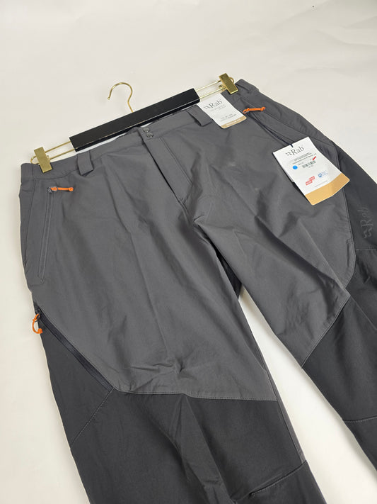 RAB Torque Mountain Pants Graphene/anthracite 38" Regular   Leg