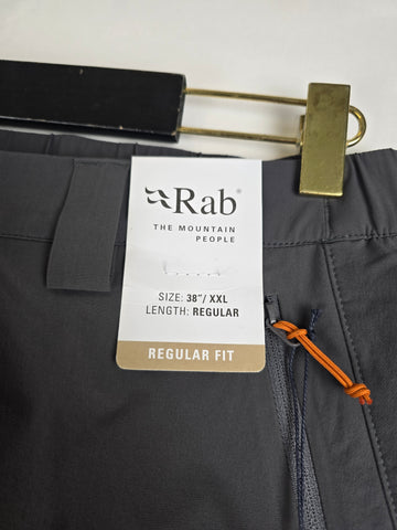 RAB Torque Mountain Pants Graphene/anthracite 38" Regular   Leg