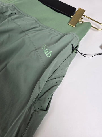 RAB Momentum Pants Wmns Dark Fig Green Size 10 Regular Leg