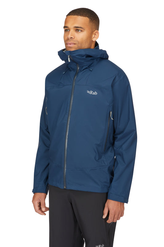 Rab Downpour Plus 2.0 Jacket Tempest Blue Large