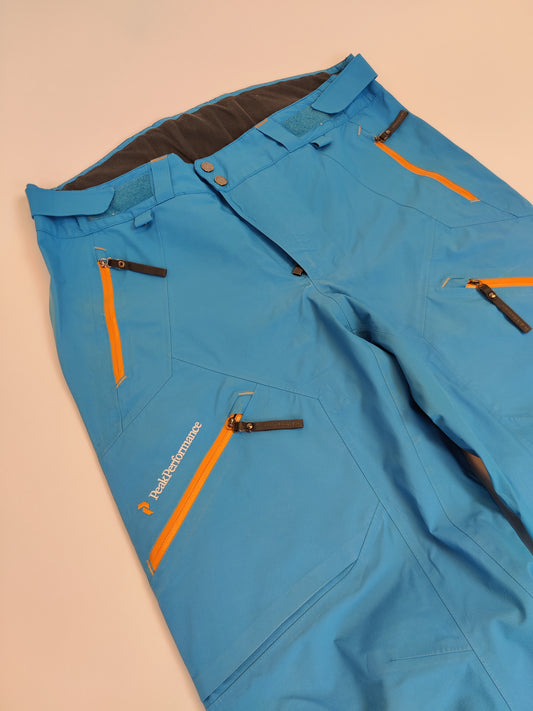 Peak Performance Heli Grav Goretex Skibroek Blauw Dames L