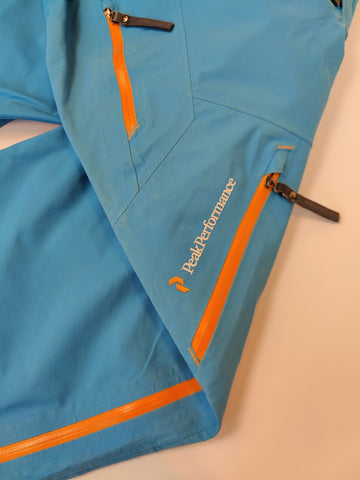 Peak Performance Heli Grav Goretex Skibroek Blauw Dames L