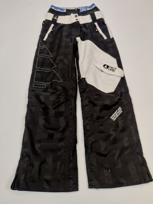 Picture Organic Clothing Ski Snowboard broek Zwart Wit Dames S