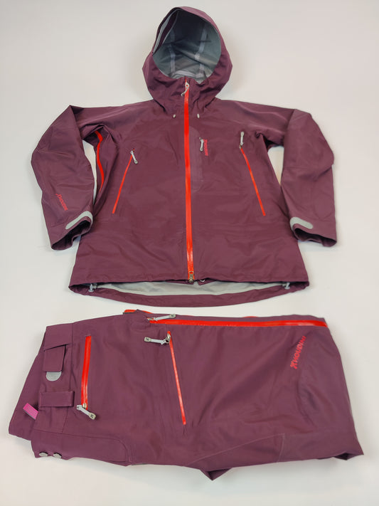 Houdini Ski Tour Hardshell Set Bordeaux Dames M