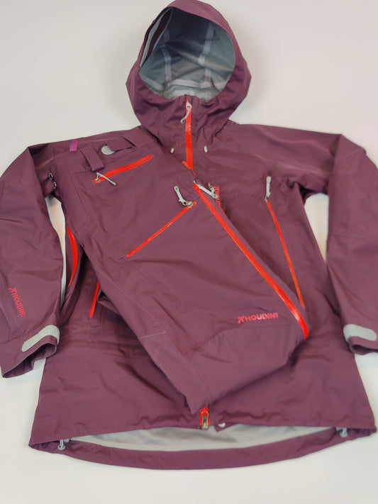 Houdini Ski Tour Hardshell Set Bordeaux Dames M