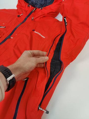 Peak Performance Heli Loft Skijas Goretex Rood Heren 2XL