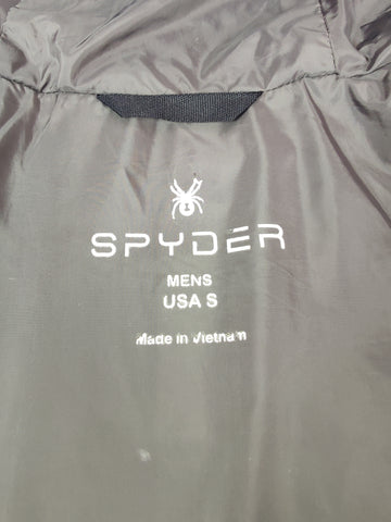 Spyder Donsjas Midlayer Grijs Heren S