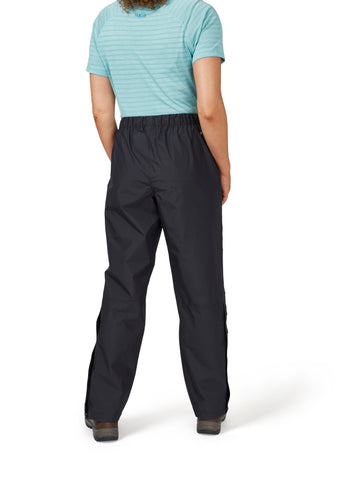 Rab Downpour Eco Pants Wmns Black Size 10 Regular Leg