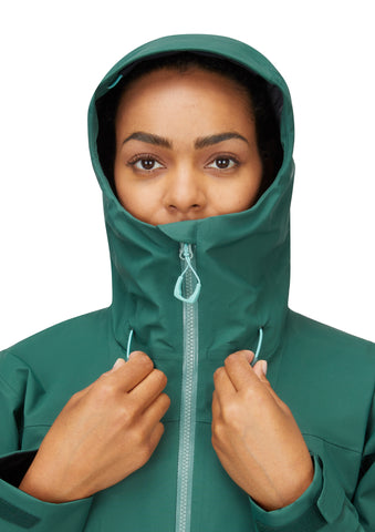 Rab Kangri GTX Jacket Wmns Green Slate Size 12