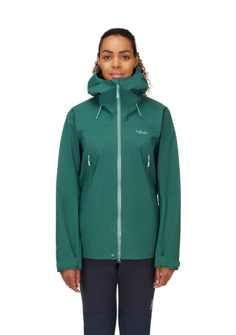 Rab Kangri GTX Jacket Wmns Green Slate Size 12