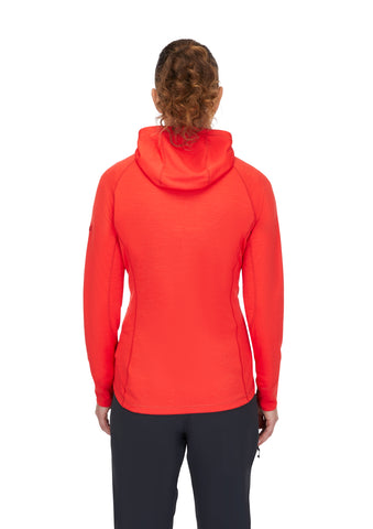 Rab Planar Hoody Wmns Red Grapefruit Size 10