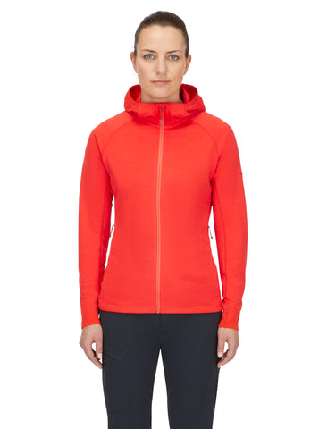Rab Planar Hoody Wmns Red Grapefruit Size 10