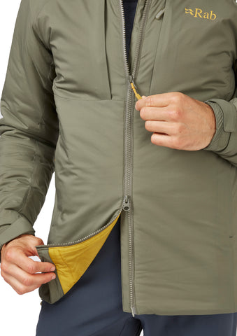 Rab Xenair Alpine Light Jacket Ebony (Marmalade) Medium