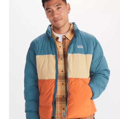 Marmot Ares Jacket MOON RIVER/LIGHT OAK/TANGELO Size M