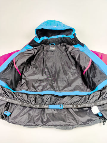 Icepeak Skijas Kendra Blauw Roze Nieuw Dames L