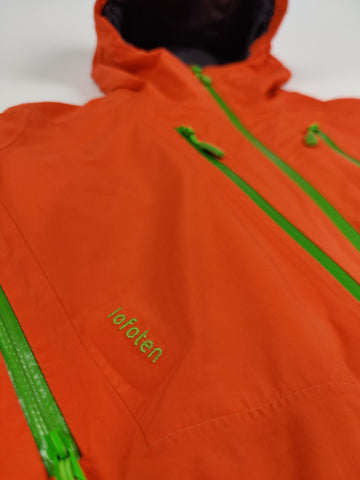 Norrona Skijas Goretex Oranje Groen Dames S