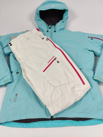 Peak Performance Goretex Skipak Turquoise Wit Dames XL