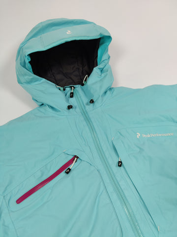 Peak Performance Goretex Skipak Turquoise Wit Dames XL