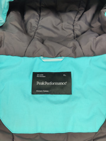 Peak Performance Goretex Skipak Turquoise Wit Dames XL